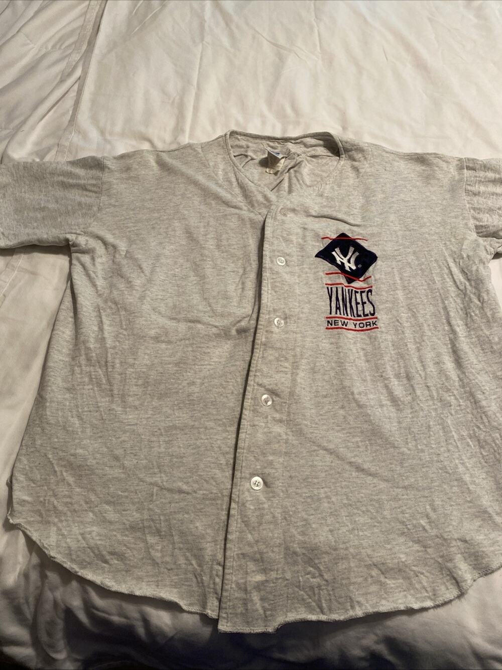 Vintage Competitor 1992 New York Yankees MLB Button Up Shirt Men’s Size XL USA